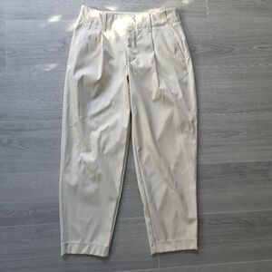 Off White Leather Pants
